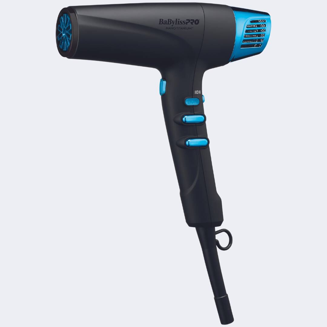 Nano Titanium Dual Ionic Dryer (Black & Blue)